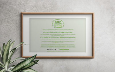 CO2-Kompensations-Zertifikat